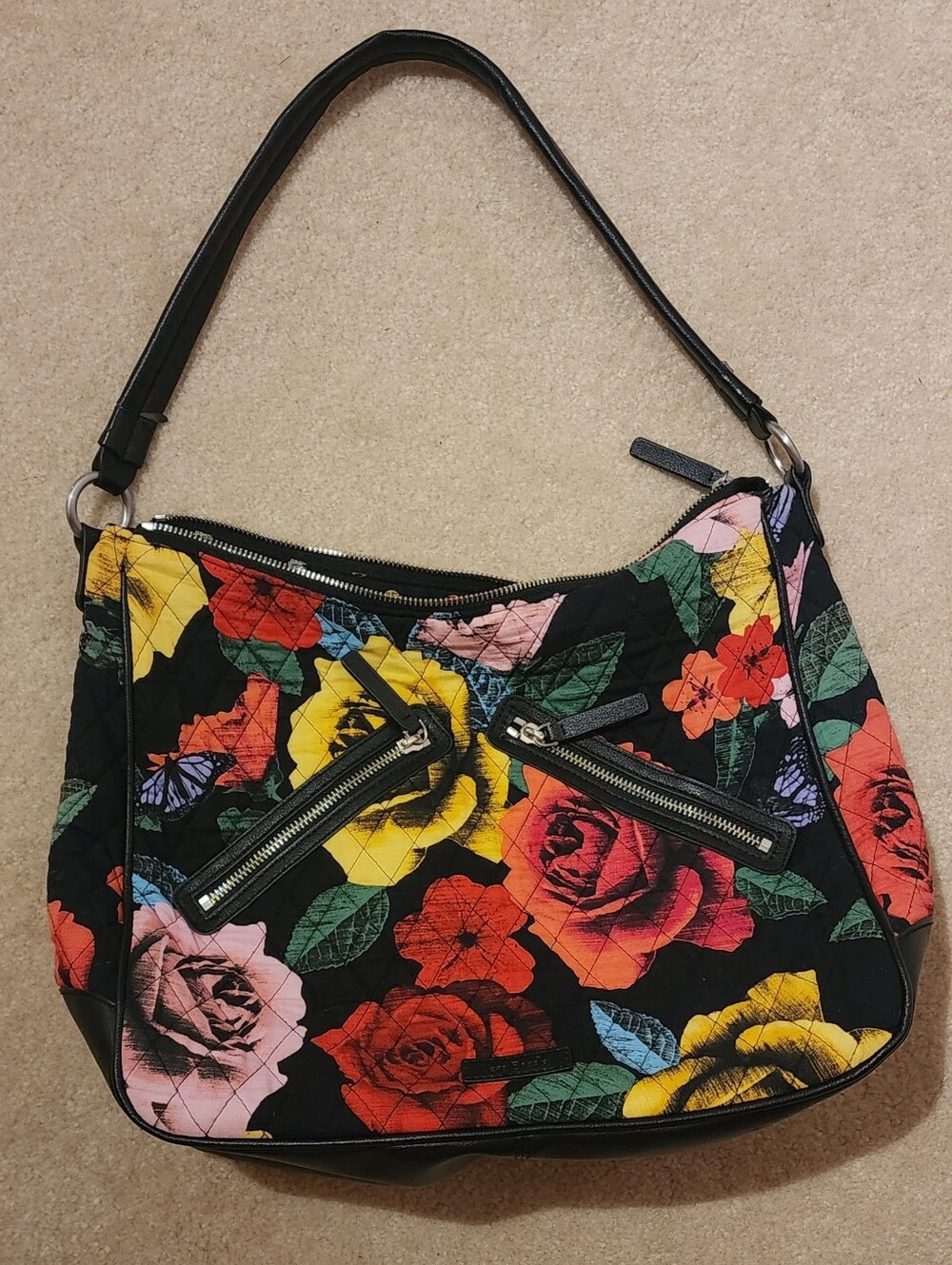 Vera Bradley Havana Rose Hobo Bag